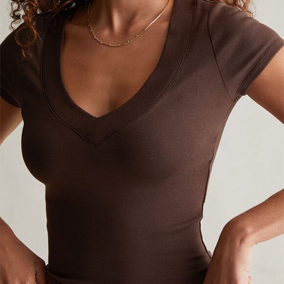 NWT - Pacsun Est. PAC 1980 “Evolve” V-Neck T-Shirt – Fitted Everyday Essential - Picture 2 of 5